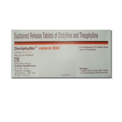 Deriphyllin Retard 300 Etofylline Etophylline Theophylline Specific Drug