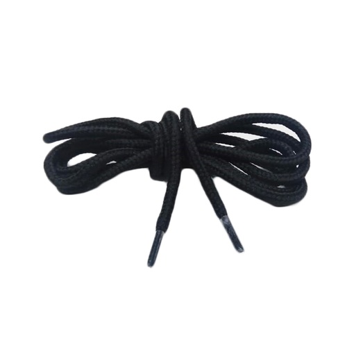 Round Shoe Lace Ss F39 Ht Black & L. Sky Blue