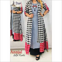 Ladies Long Shrug Kurti