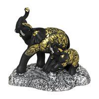 Polyresin Mother And Baby Elephant Decorative Statue