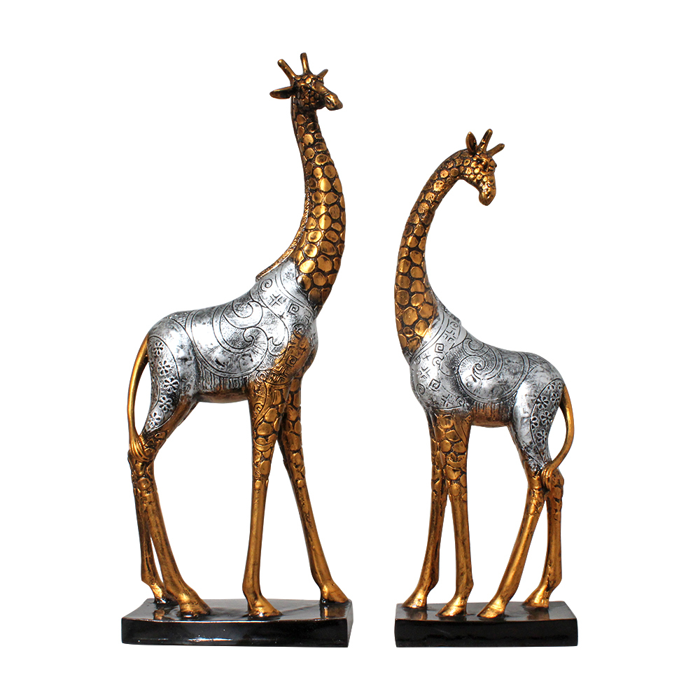 Polyresin Giraff Family Showpiece