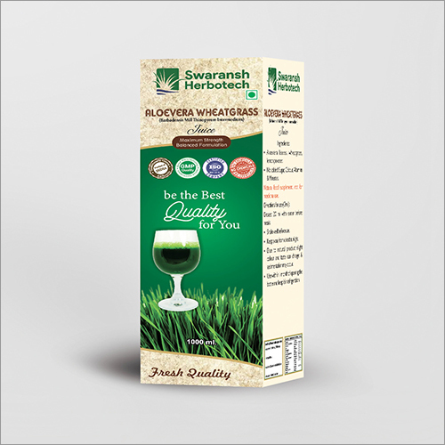 Herbal Aloe Vera Wheatgrass Juice By SWARANSH HERBOTECH LLP