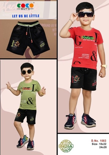 Coco Boys TOP Print With Rfd Cotton Pants