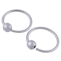 Plain 925 Sterling Solid Silver Bali Earrings