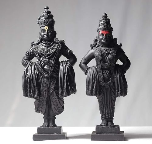 Marble Vittal Rukmani Statue Height: 12 Inch (In)