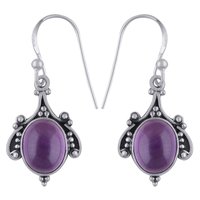 Rainbow Natural Gemstone 925 Sterling Solid Silver Oval Cabochon Handmade Earrings