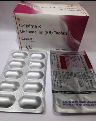 Cefixime 200 Mg & Dicloxacillin (Er) Tablets