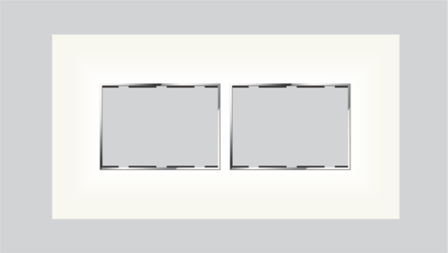Wit Stylo Wood Silver Line Cover Plates - 1m to 20m | White Color, Ideal for Electric Work