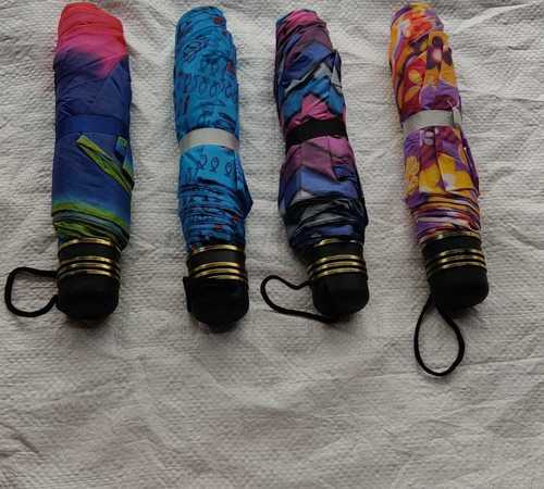 3 Fold Print Umbrella - Foldable Design | Ideal for Rain and Summer Use, Fashionable Print Patterns for All Seasons
