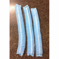 Surgical Disposable Cap - Non Woven Material, 50 Gsm Thickness, Sky Blue Color | Disposable Design For Hair Coverage In Hospital Applications