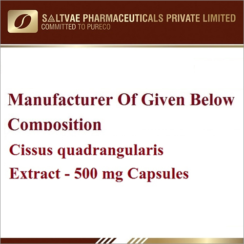 Cissus Quadrangularis Extract-500 MG Capsules