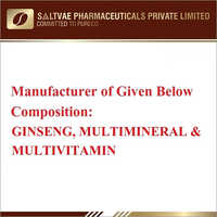 Ginseng Multimineral And Multivitamin Capsule