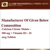 Calcium Citrate Malate-500 MG Vitamin D3-10 MCG Tablets