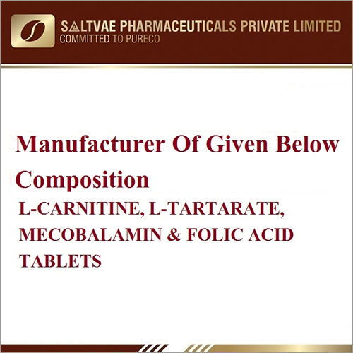 L-Carnitine L-Tartarate Mecobalamin And Folic Acid Tablets