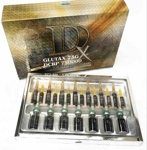 Glutathione 75GX DCRP 750000 DNA Cell Revitalize 14 Sessions Injection
