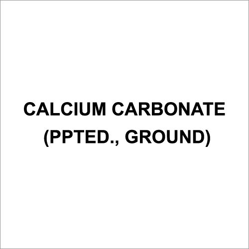 Calcium Carbonate (Ppted., Ground)