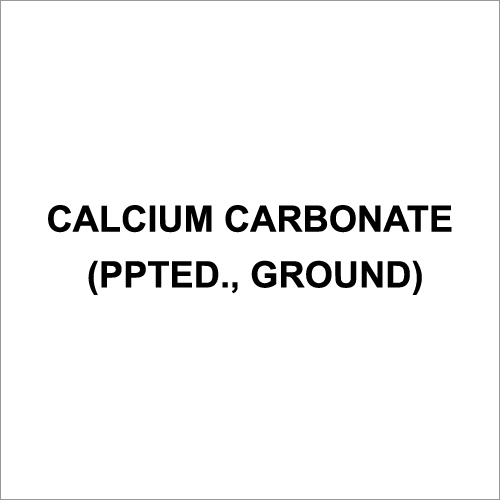 Calcium Carbonate (Ppted., Ground)