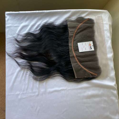 Peruvian Natural Body Wave/wavy Human Hair Thin Lace Frontal 13x4 Hair Extensions