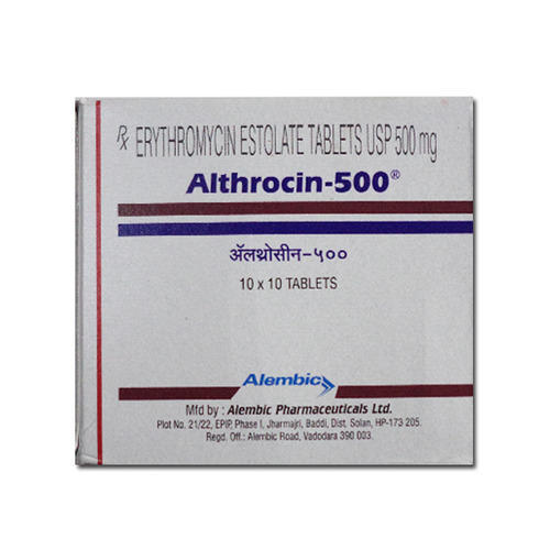 Erythromycin Salts Tablets Althrocin Specific Drug