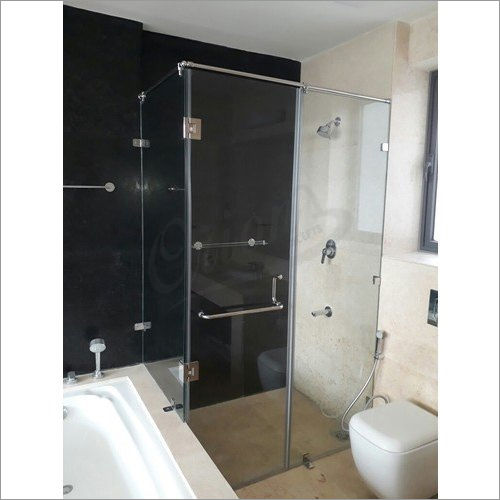 Transparent Glass Shower Enclosure