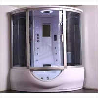 Glass and Aluminium Steam Room Bath