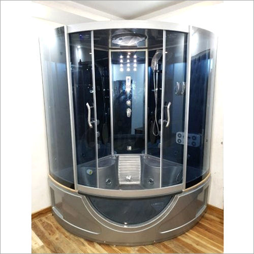 Transparent Multi Functional Glass And Aluminium Steam Room Bath