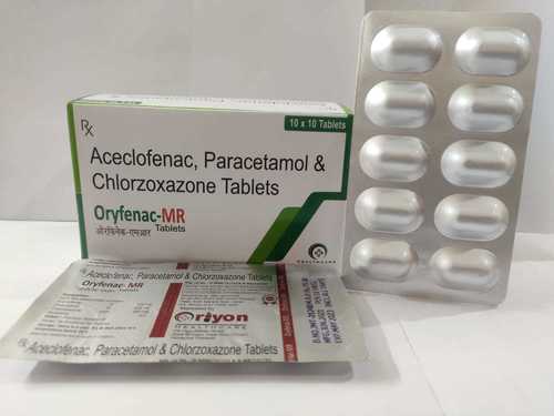 Aceclofenac Paracetamol Chlorzoxazone Tablet