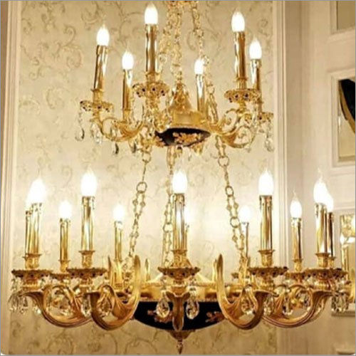 Brass Hanging Chandelier