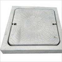 Rectangular Concrete Manhole Cover - 12x12mm To 24x24mm Sizes | 2000-5000kg Load Capacity, Standard Base Dimensions, 15-50kg Weight