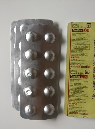 Cardifine 3.125 Mg (Carvedilol (3.125mg)