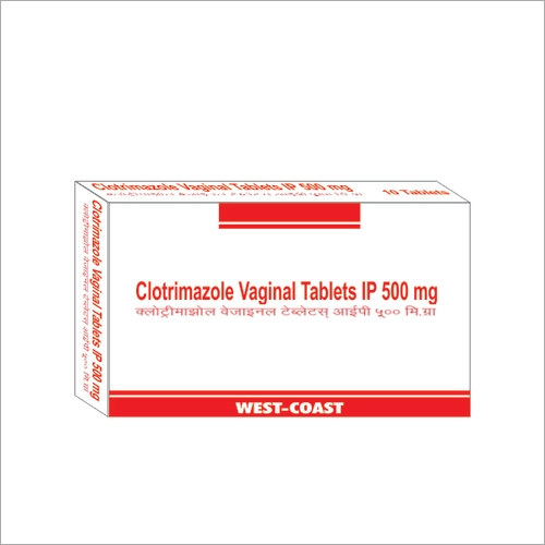 500mg Clotrimazole Vaginal Tablets