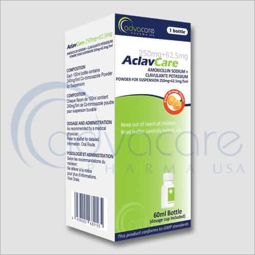 250mg Amoxicillin Potassium Clavulanate Powder
