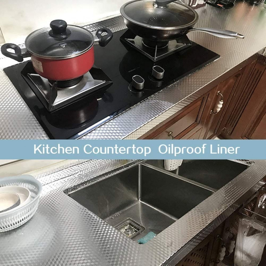 (61cm*3meter) Big Kitchen Oilproof And Waterproof Foil Sticker