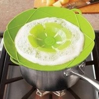 Silicon Spill Stopper - Silicone, 10 Inch, Green | Vented Lid, Heat Resistant, Non-stick, Flexible, Dishwasher Safe