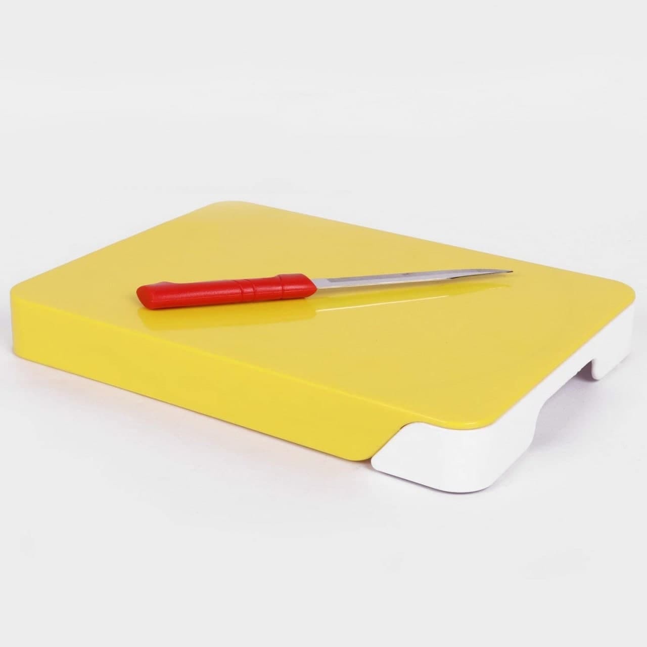 2 In 1 Cut & Wash Chopping Board With Stainless Steel Knife