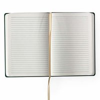 Comma Weave - A5 Size - Hard Bound Notebook (Peacock Blue)