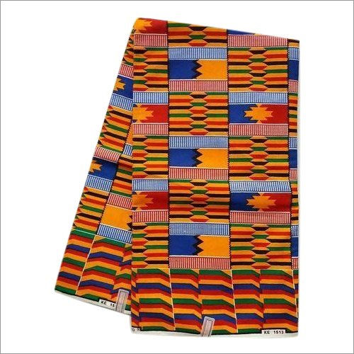 As Per Customer Requirement African Cotton Kente Print Fabric