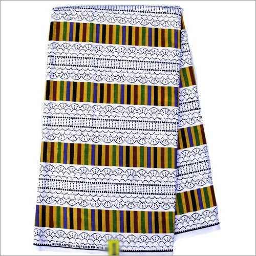 African Kente Designer Print Fabric