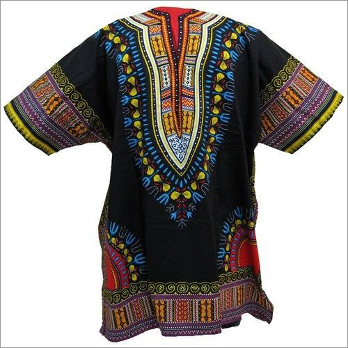 Ladies Half Sleeves African Dashiki Shirt