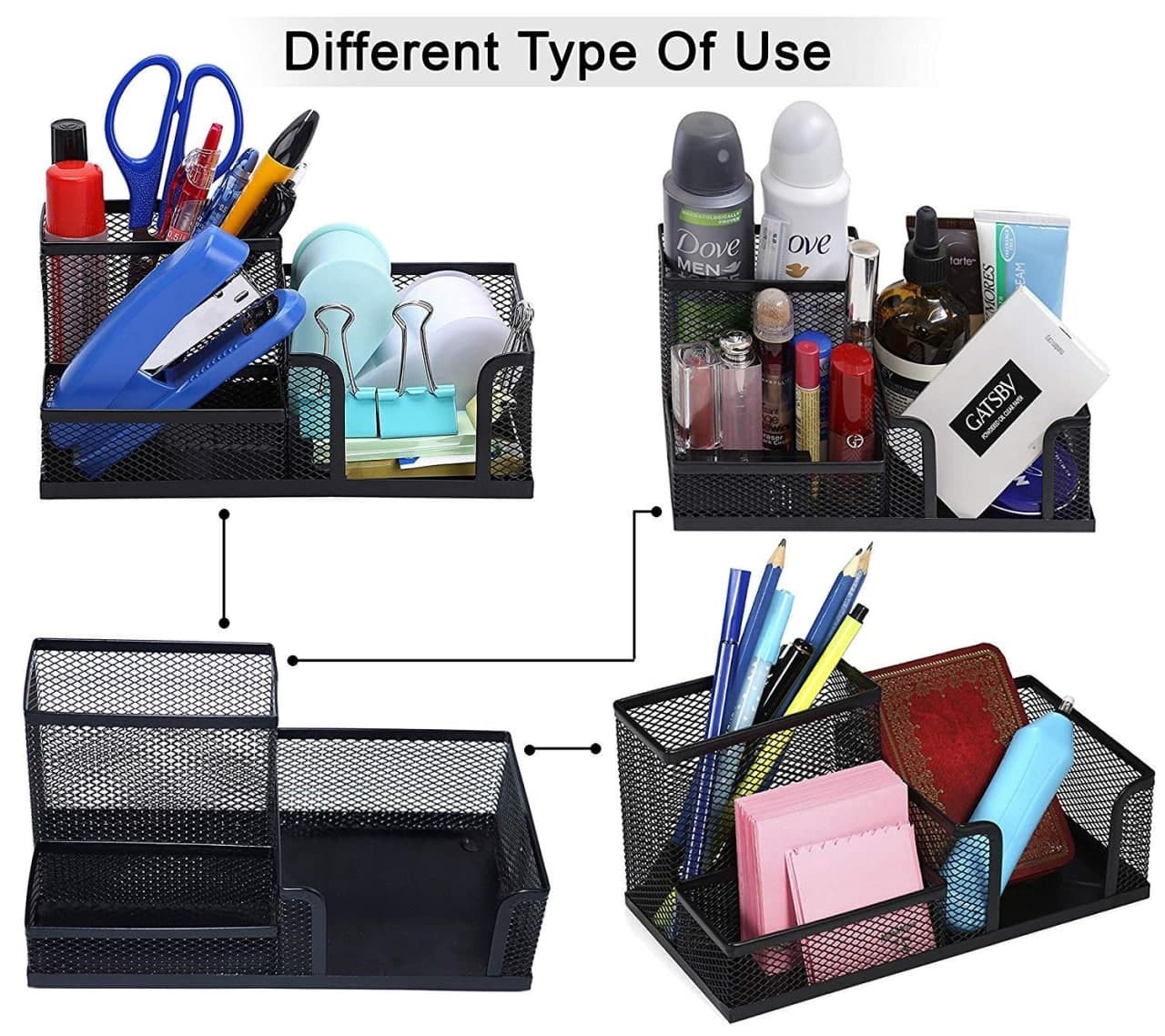 Metal Stationary Storage Stand Pen