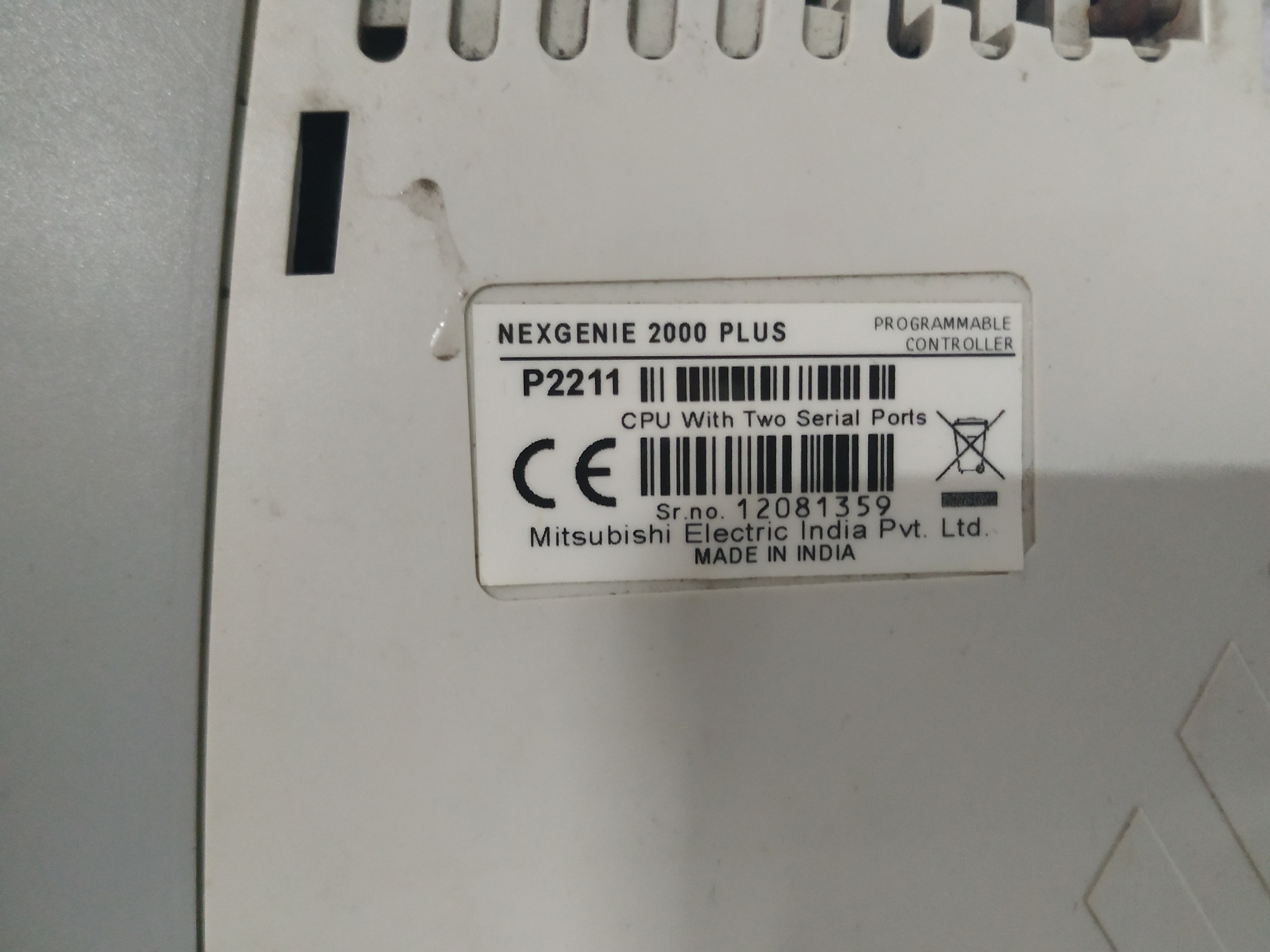 Mitsubishi Nexgenie 2000 Plus P2211