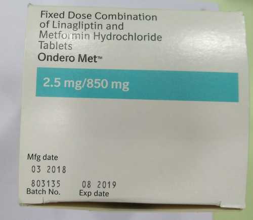Linagliptin Metformin Tablets Ondero Met Tablets