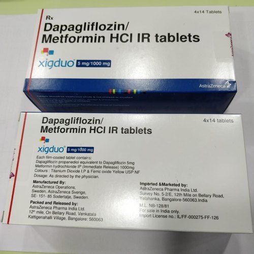 Xigduo Tablet Ir Dapagliflozin And Metformin Tablets Specific Drug