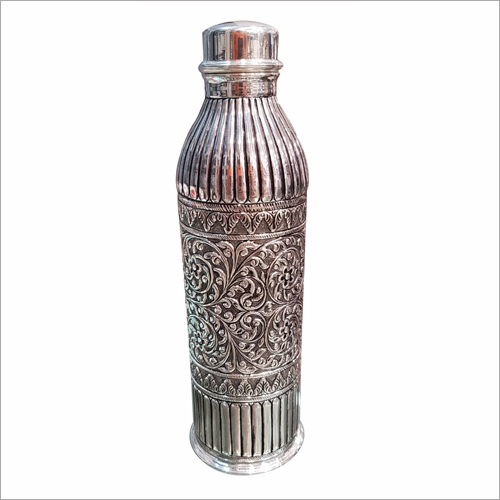 Silver Antique Water Bottle