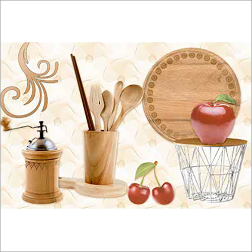 300x450 mm Glossy Finish Kitchen Digital Wall Tiles - Ceramic, 300x450 mm, Multi Color | Non-Slip, Easy to Clean, Ideal for Interior Applications