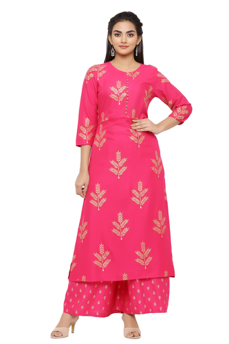 Kurta and Straight Palazzo Set