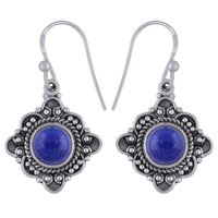 Labradorite Natural Gemstone 925 Sterling Solid Silver Round Cabochon Stone Handmade Earrings