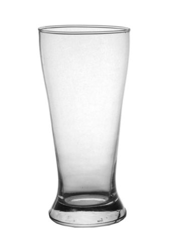12 Oz Pilsner Glass Plain With Fancy 6 Pcs Box