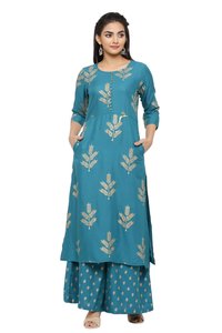 Stright Kurta And Plazo