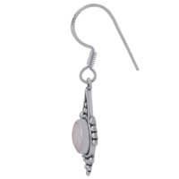 Rainbow Natural Gemstone 925 Sterling Solid Silver Round Cut Stone Handmade Earrings